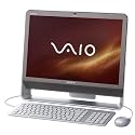 Sony Vaio VGC-JS2E/T 20,1 Zoll WSXGA+ Desktop-PC (Intel Core 2 Duo E7400 2,8GHz, 3GB RAM, 500GB HDD, Nvidia GeForce 9300M GS, DVD+- DL RW, Vista Home Premium)