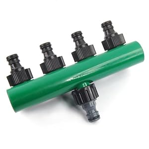 WMA 4 Way Garden Tap Hose Pipe Connector Splitter Adaptor