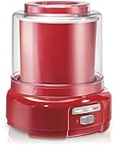 Hamilton Beach Ice Cream Maker, 1.5-Quart, Red (68881Z)
