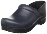 Dansko Professional Oiled Full Grain Navy Leather Clog Shoe