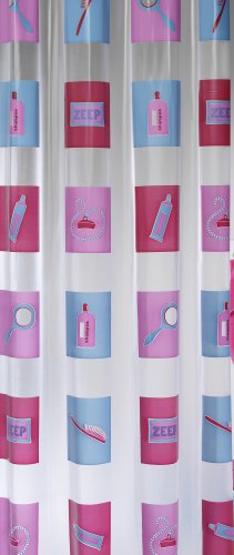 Sealskin Duschvorhang Model Blok pink (rood/red (0020)) B x H: 180 cm x 200 cm