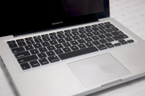 Dealgadgets® Black Keyboard Silicone Cover Skin Stickers Protector for New Macbook Pro 15" with Retina Display A1398 / Macbook Air 13" A1369