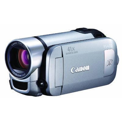 Canon FS400 Flash Memory Camcorder with 41x Advanced Zoom and SDXC Card Slot (Silver)