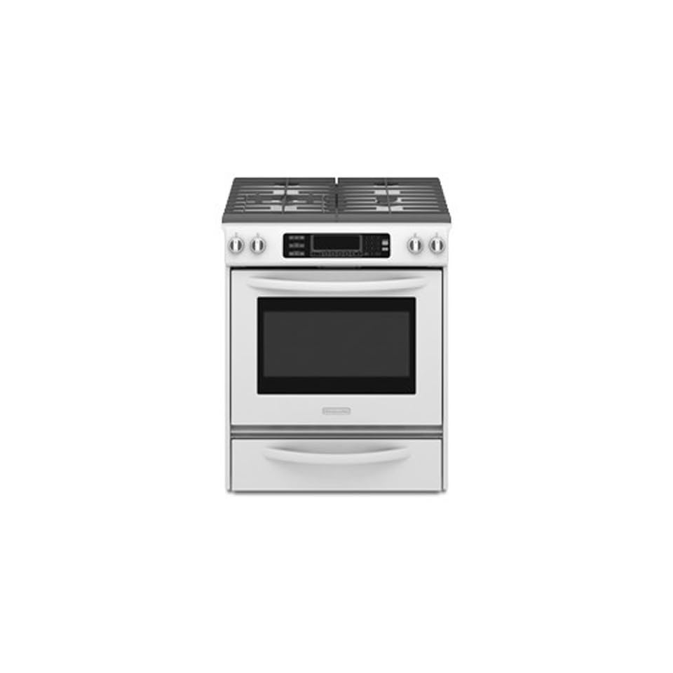 Kitchenaid Architect Series Ii Kgss907swh 30 Slide In Gas Range