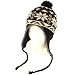 Kids Child 3-7+ Knit Ski Trooper Ski Beanie Hat Black