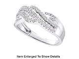 Cute Solid Gold Genuine1/2 ctw. Diamond Band / Ring
