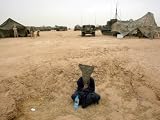 A Suspected Muqtada Al-Sadr Follower at an Us Army Base Outside Najaf Photographic Poster Print, 48x64