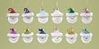 Set of 12 Keepsakes Birthstone Snowman Christmas Ornaments 4.75"