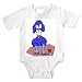 Baby clothes with poodle, blue, nails, grooming, manicure