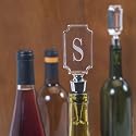 Etched Bottle Topper - Letter S by Mud Pie