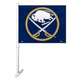 NHL Buffalo Sabres Car Flag with Wall Brackett