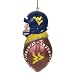 West Virginia Mountaineers White Player Christmas Tree Ornament - NCAA College Athletics