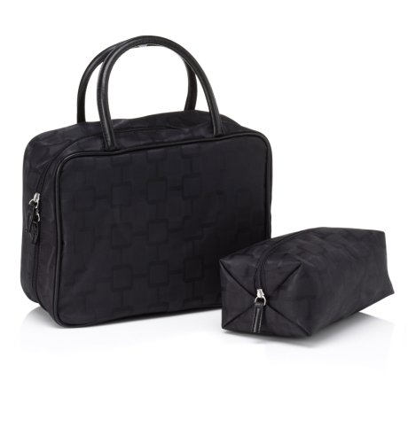 Black Jacquard Vanity Organiser