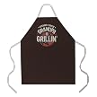 Grandpa is Grilling Apron - Brown