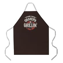 Grandpa is Grilling Apron - Brown