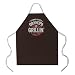 Grandpa is Grilling Apron - Brown