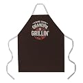 Grandpa is Grilling Apron - Brown