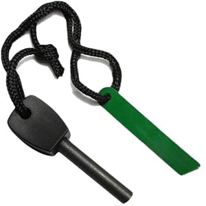 キャンプ・アウトドア 防災用品 マグネシウムファイヤースターター 火打石