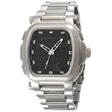 REACTOR Mens Graviton Ana-Digi Black LCD Stainless Steel Tide Watch #89002 by REACTOR
