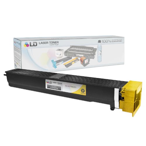 LD Â© Compatible Yellow Laser Toner Cartridge for Konica Minolta A0TM230 (TN613Y) for Bizhub C452, Bizhub C552 and Bizhub C652