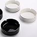 Teagas Glossy White Ceramic Cigarette Ashtray for Men and Women, Outdoors and Indoors Ash Tray, Desktop Smoking Ash Tray for Home office Decoration
