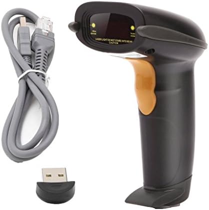 Vympel Wireless Rechargeable Bluetooth Barcode Scanner handheld Laser Code Reader POS/32-bit Decoder with receiver and cable