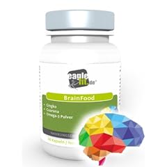 BrainFood - Power & Energie f�rs Gehirn - mit Guarana & Gingko; 60 Kapsel