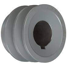 TB Woods 2AK25118 FHP Bored-To-Size, 2.55" Outside Body Diameter, 1.125" Bore Diameter V-Belt Sheave