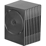 Ultra 10 Pack Slim CD & DVD Cases - Holds 4 Disks
