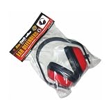 RED AND BLACK ADJUSTABLE COMFORTABLE EAR DEFENDERS