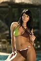 Kejton Brasil sexy Triangel Bikini Braun Gr&uuml;n