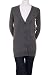 Cielo Class Long Sleeve Button-Down Front 2 Front Pockets Cardigan Sweater Gray Medium
