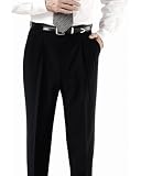 Men's Pleated Value Rubberized Waistband Pant