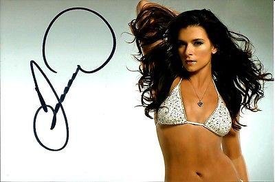 Danica Patrick SEXY SPORTS ILLUSTRATED SWIMSUIT Signed 4x6 Photo #5 - Autographed NASCAR Magazines
