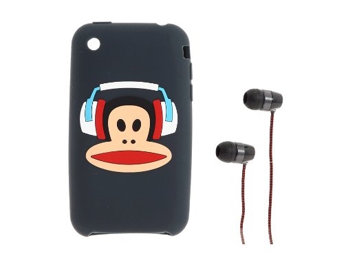 Riot Paul Frank Bundle In Ear Buds in Black Red by SkullCandy