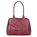 Mango Tango Faux Leather Laptop/Flight Bag - Merlot 14"