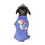 NCAA Kansas Jayhawks Polar Fleece Dog Sweatshirt, Medium