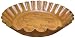 Candle Plate - Rusty w/Embossed Stars - 10 Inch