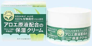 Juju Cosmetics Natural Juju Moisturizing Cream Organic Aloe 50g