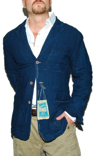 Polo Ralph Lauren RRL Mens Denim Blazer Navy 