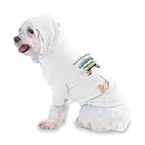 And On The 8th Day God Created WATER SKIING Hooded T-Shirt for Dog or Cat Small White