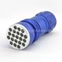 Crime Scene Blue LED Flashlight 455 460 Nm 3 AAA Torch, 7305blue