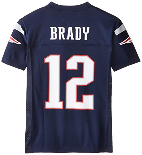 NFL New England Patriots Tom Brady Team Apparel Youth Football Jersey
