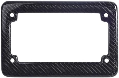Car Candy 502-XXXX Real 100% Carbon Fiber Motorcycle License Plate Frame