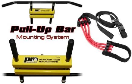 I-beam Pull up Bar / Chin up Bar &amp; Trainer Combo PRO Mountings