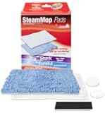 Steam Mop Pads, Fits Eureka Envirosteamer 313A & Shark Vac Then Steam, 2 Pack