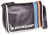 Dunlop Messenger Shoulder Bag - Black / Blue Orange