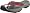 Black/Pompeian Red