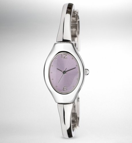 Oval Face Bangle Watch