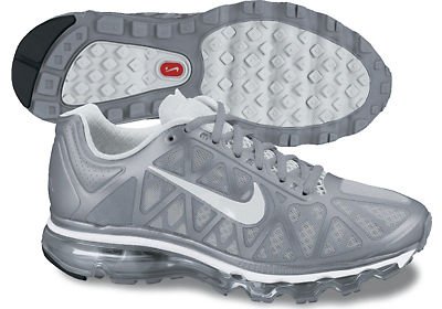 Womens Nike Air Max+ 2011 Running Shoes Stealth Grey / Pure Platinum 429890-010